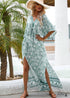 Conjunto de dos piezas de playa bohemio para vacaciones, vestido Sofía